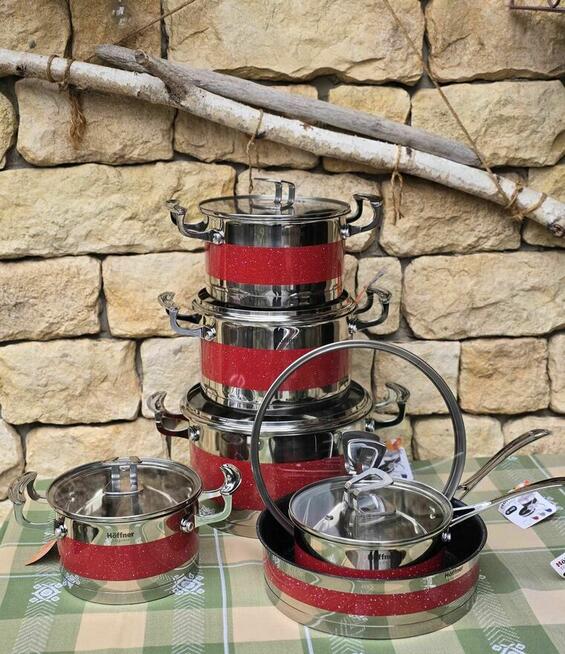 Zestaw garnków nierdzewnych