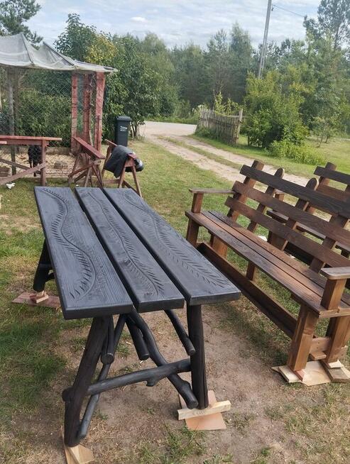 Ławeczki stolyy doniczki