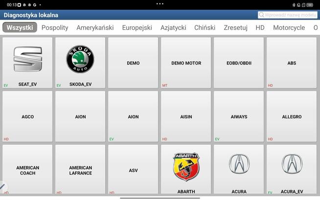 DiagZone + interfejs ThinkDiag