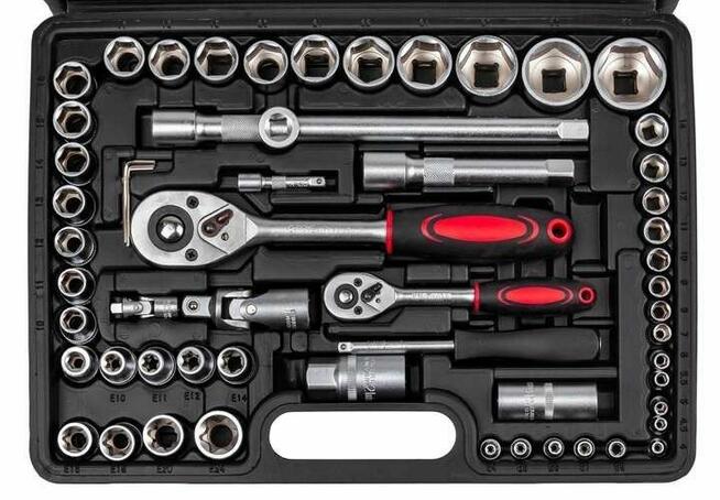 Klucze nasadowe 108 el