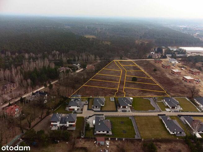 Pod inwestycję bliżniaków-plaża w lesie tuż obok!
