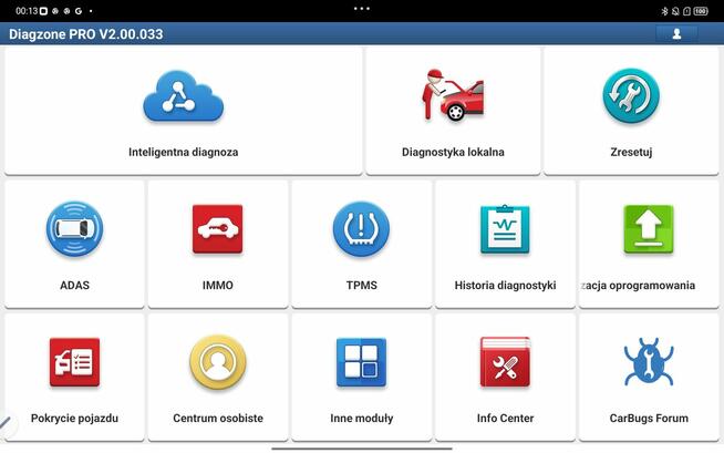 DiagZone + interfejs ThinkDiag