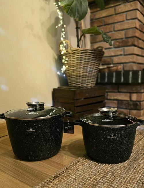 Garnki marmur rosołowe