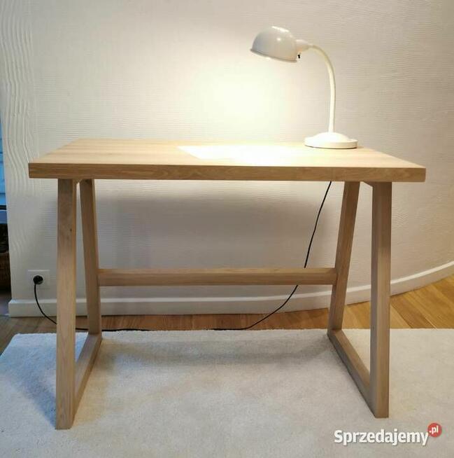 Biurko drewniane z litego dębu na wymiar