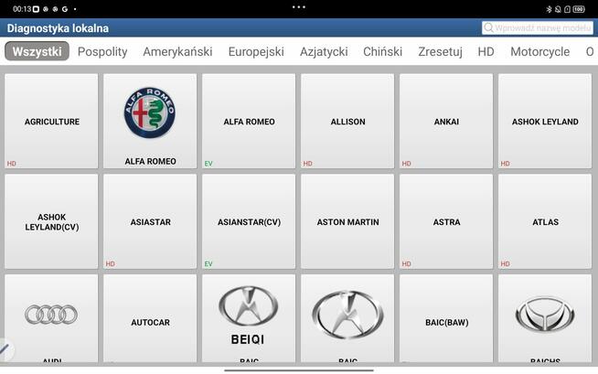 DiagZone + interfejs ThinkDiag