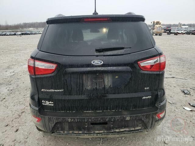 2019 Ford Ecosport Se 2019 Black 2.0L CENA pod dom