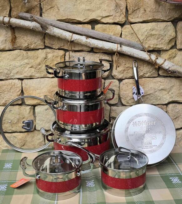 Zestaw garnków nierdzewnych