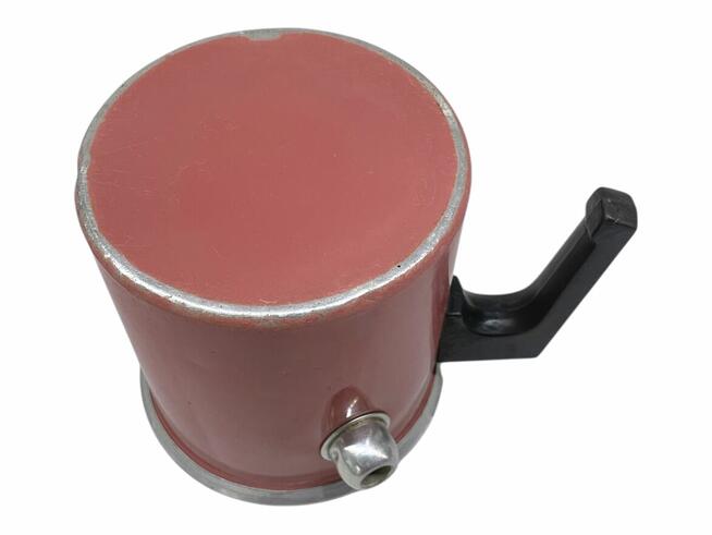 Stary aluminiowy garnek na mleko 1L PRL