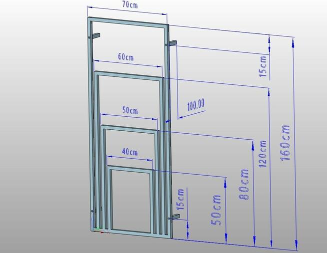 Drabinka na ręczniki wieszak łazienkowy do łazienki stelaż d