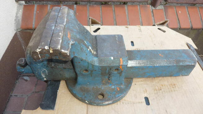 Niemieckie imadło ślusarskie, stalowe, kute MATADOR.Waga 20 kg