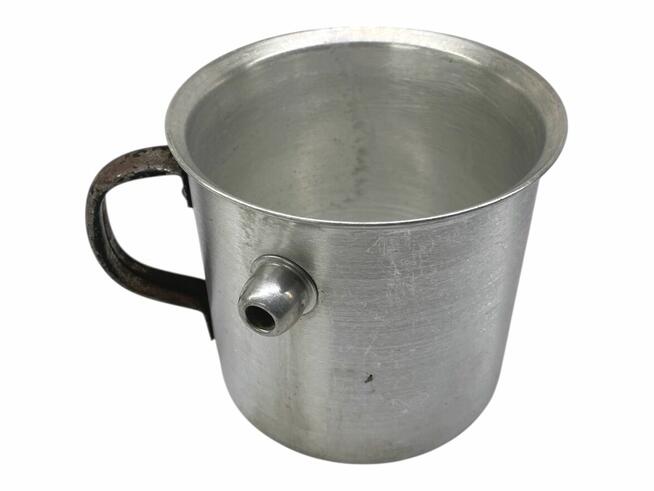 Stary aluminiowy garnek na mleko 2L PRL