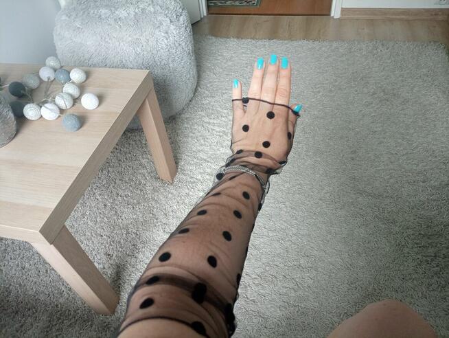 Rękawiczki w kropeczki