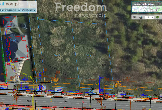 Działka budowlana w Łękińsko, Kleszczów