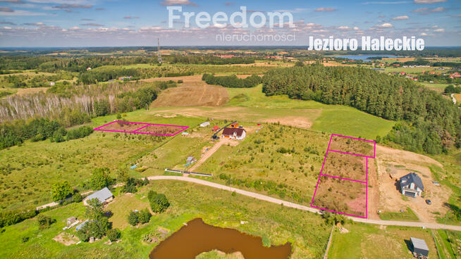 Działka 1500 m² przy lesie – Oracze k. Ełku