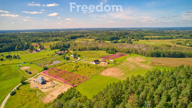 Działka 1500 m² przy lesie – Oracze k. Ełku