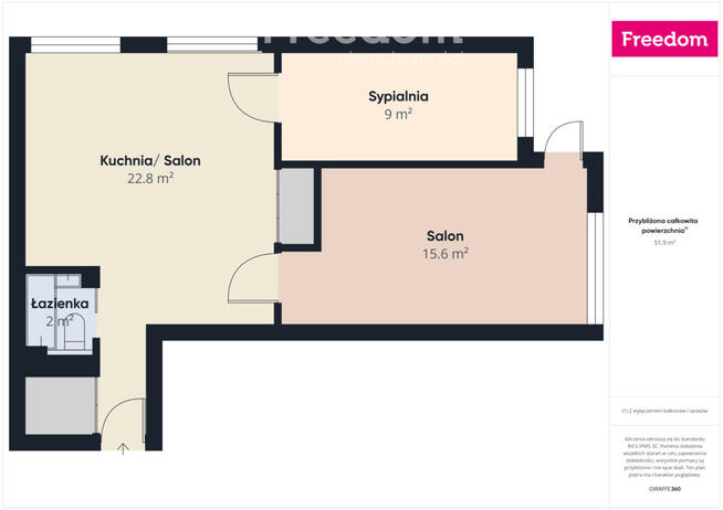 Mieszkanie 3-pokojowe na cichym i zielonym osiedlu