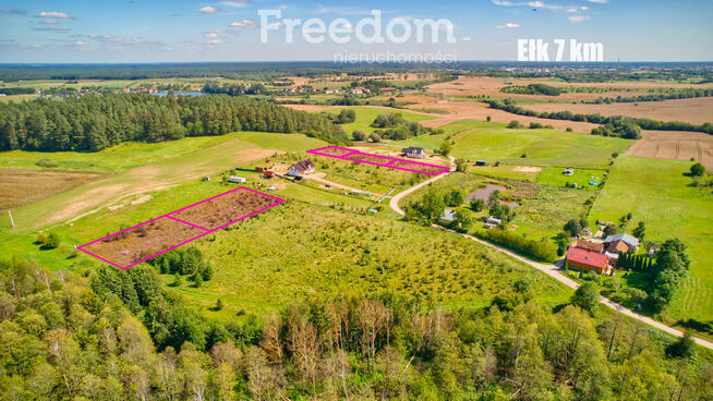 Budowlana działka 1000 m² blisko Ełku
