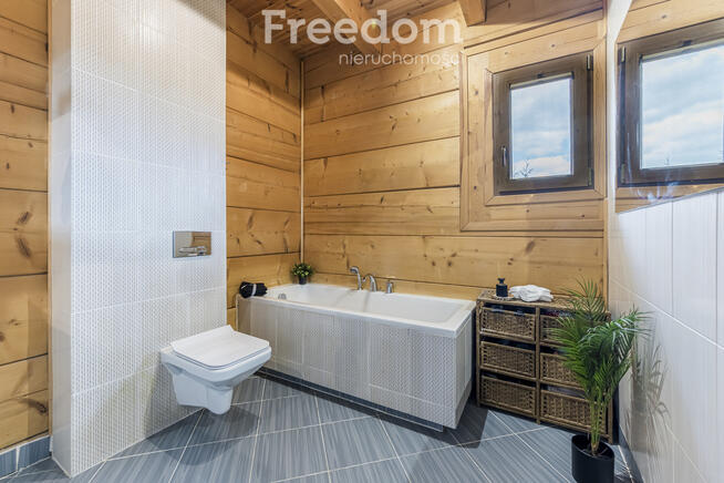 Dom z bala drewnianego z 2017 w okolicach Tykocina