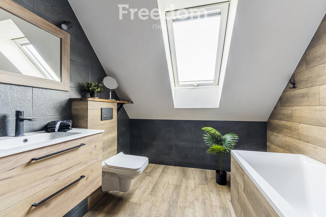 Dom z bala drewnianego z 2017 w okolicach Tykocina