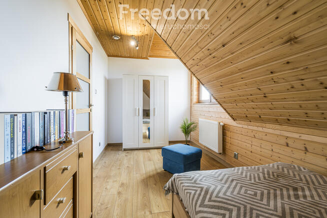 Dom z bala drewnianego z 2017 w okolicach Tykocina