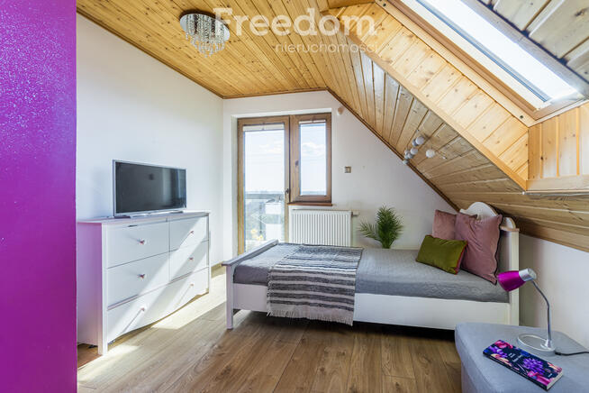 Dom z bala drewnianego z 2017 w okolicach Tykocina