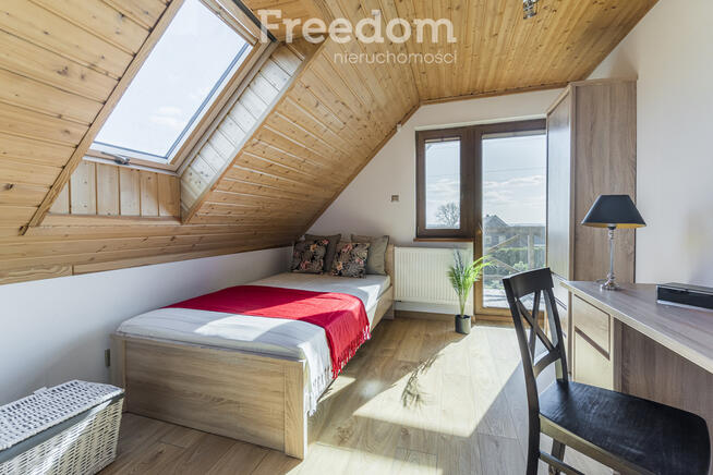 Dom z bala drewnianego z 2017 w okolicach Tykocina