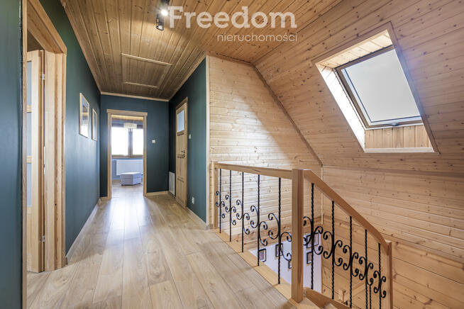 Dom z bala drewnianego z 2017 w okolicach Tykocina