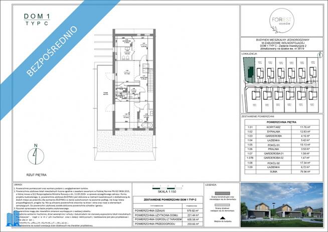 Dom wolnostojący - widok na las, 980m2 działka, REKUPERACJA GRATIS!
