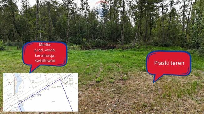 Działka z własnym stawem przy jeziorze Sumin