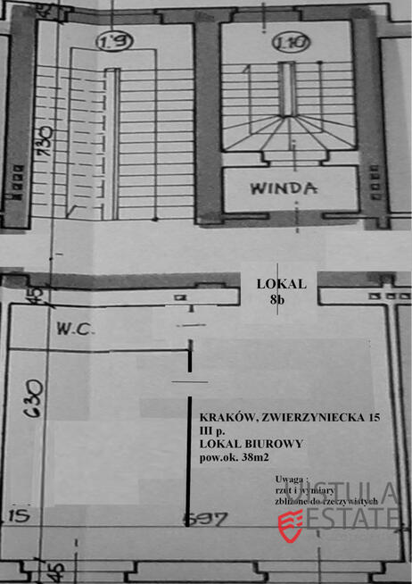 Lokal biurowy 38 m2 blisko Plant