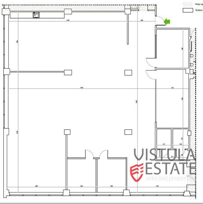 Lokal biurowy z parkingiem, Grzegórzki