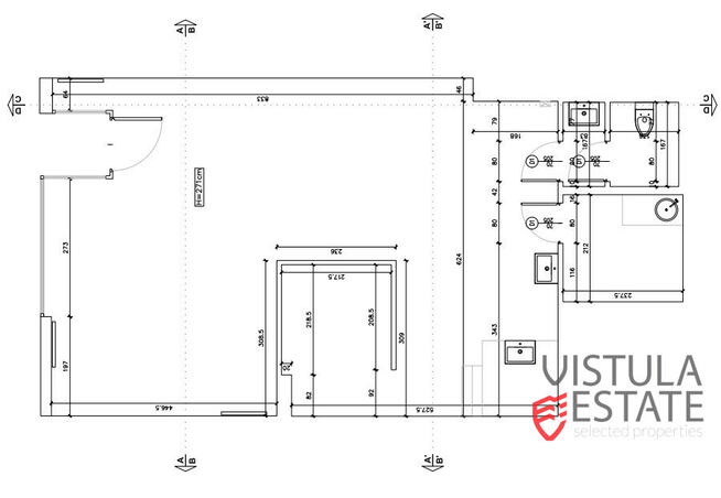 Lokal usługowy na parterze, Podgórze