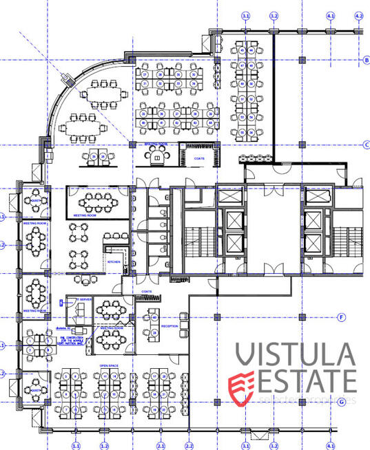 BIURO 619 M2 | WYSOKI STANDARD