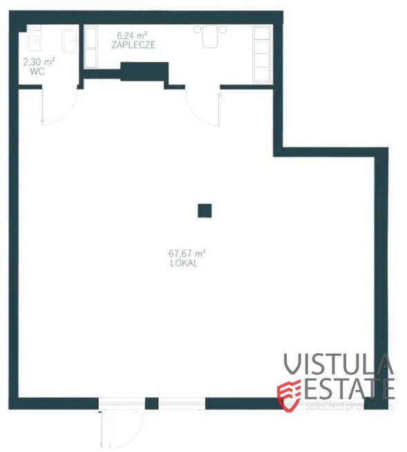 Lokal handlowo-usługowy 76 m2 | Śródmieście