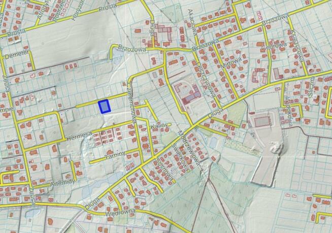 Działka Mierzyn gm. Dobra (Szczecińska)