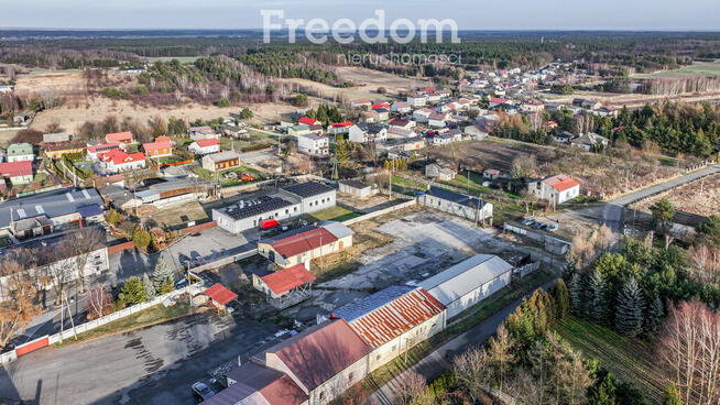 Nieruchomość z budynkami handlowo-magazynowymi