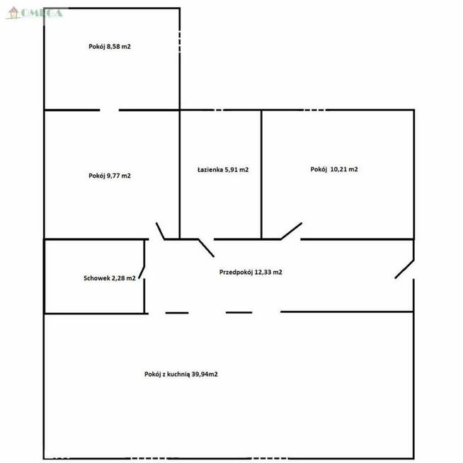 Mieszkanie, 89,37 m², Będzin