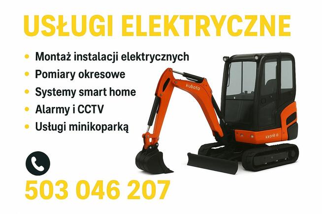 Instalacje elektryczne Usługi Koparką