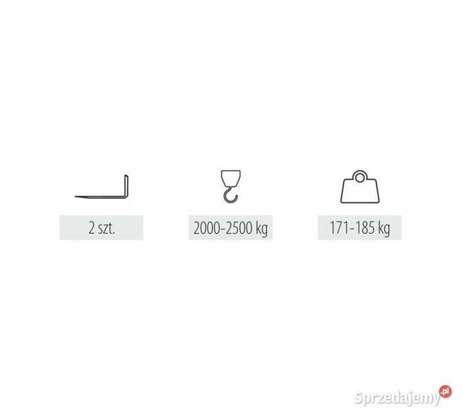 WIDŁY DO PALET 2,0 T
