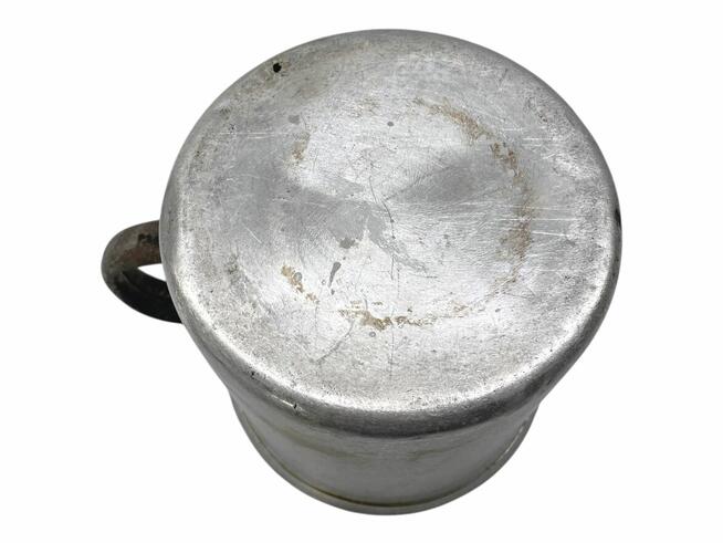 Stary aluminiowy garnek na mleko 2L PRL