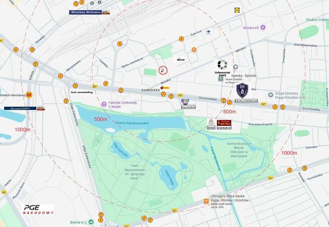 Mieszkanie 3-pokojowe 47,43 m² Warszawa Praga-Południe