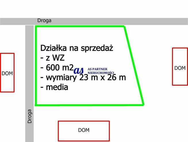 Działka budowlana z WZ -Hyżne