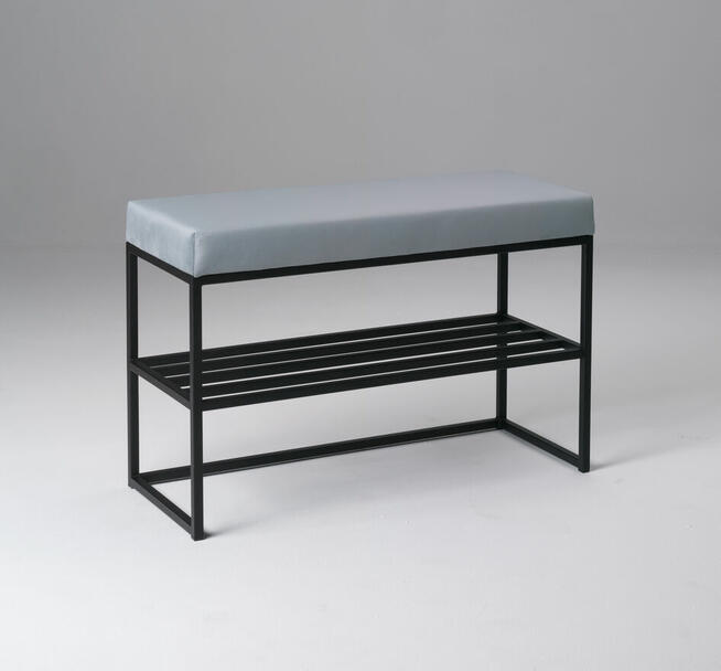 Siedzisko, ławka do przedpokoju z półką na buty KLUDO