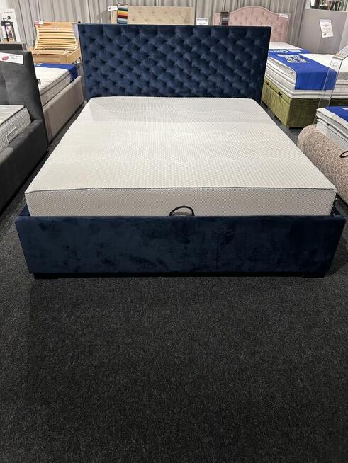 Łóżko tapicerowane 160x200 z pojemnikiem