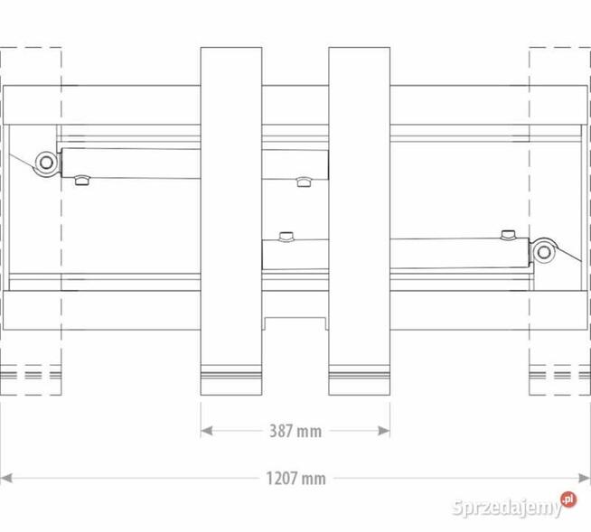 WIDŁY DO PALET HYDRAULICZNE 4,2 T