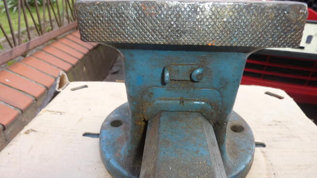 Niemieckie imadło ślusarskie, stalowe, kute MATADOR.Waga 20 kg