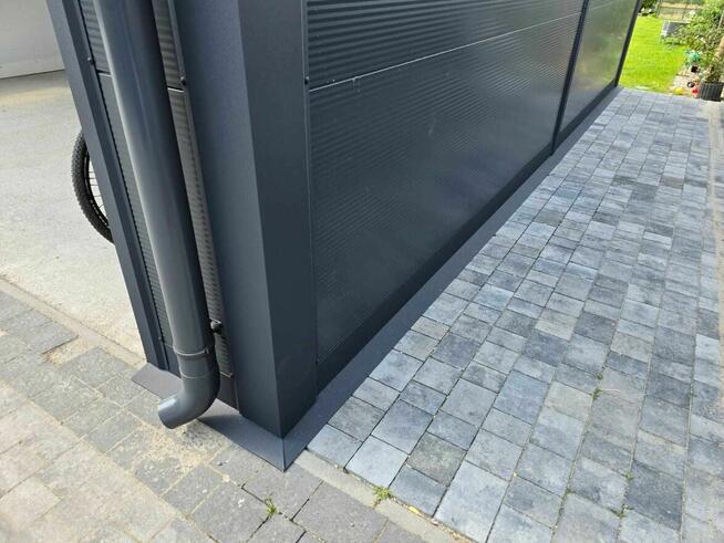 Garaż 4x6 z płyty warstwowej brama segmentowa ocieplany