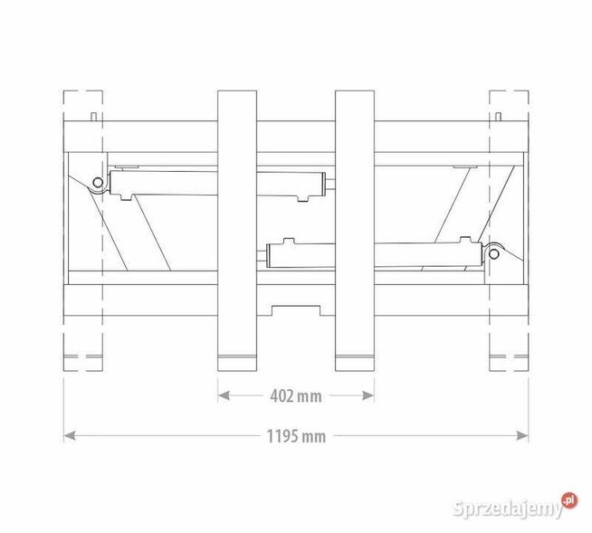 WIDŁY DO PALET HYDRAULICZNE 2,5 T