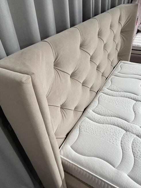 Łóżko tapicerowane 160x200 z pojemnikiem