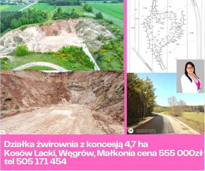 Działka rolna 2 ha, wym 100x200m Wołomin ok Geodetów